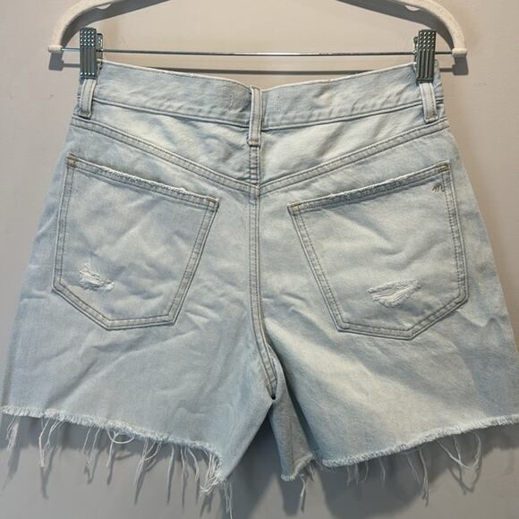 NWT Madewell The '90s Mid-Length Jean Short in Pearlman Wash W26 Denim NQ236 - Picture 3 of 12